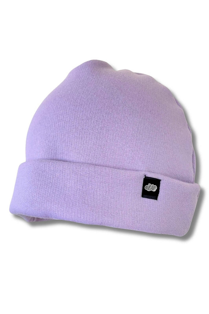 Touca Gorro Infantil Flanelada Moletom Lilás