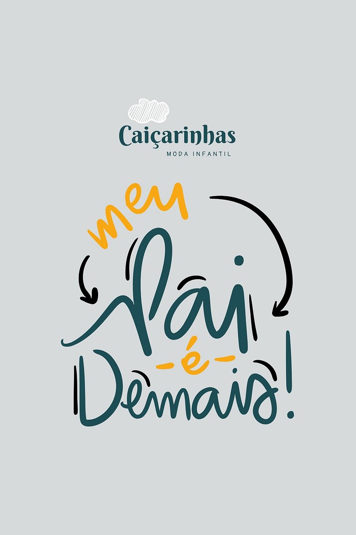 Sacochila Meu Pai é Demais Especial dia dos Pais Brinde Especial