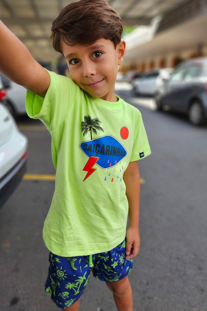 Kit Camiseta e Short Tactel Estações