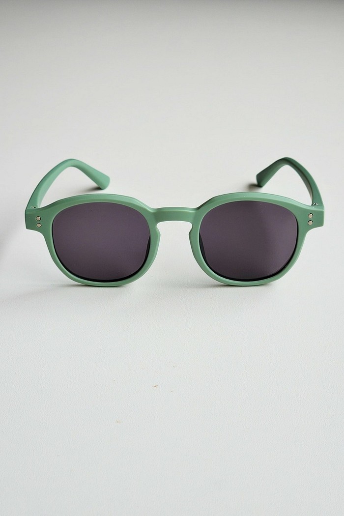 Óculos Infantil Bebê 0 a 6 anos Flexível com Proteção UV400 Verde Copacabana