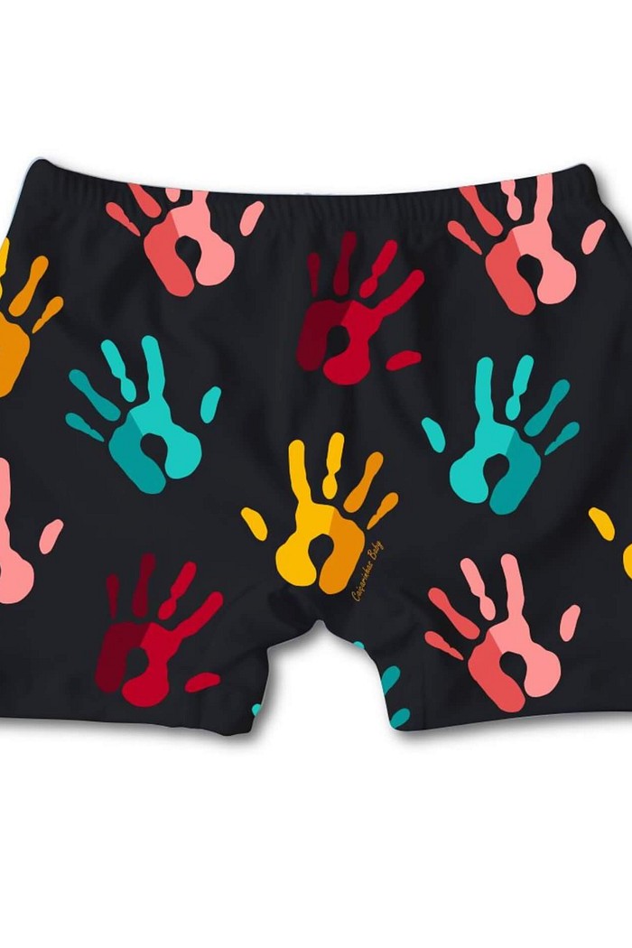 Sunga UV Praia Piscina UV 50+ Menino Confortável Mãozinhas