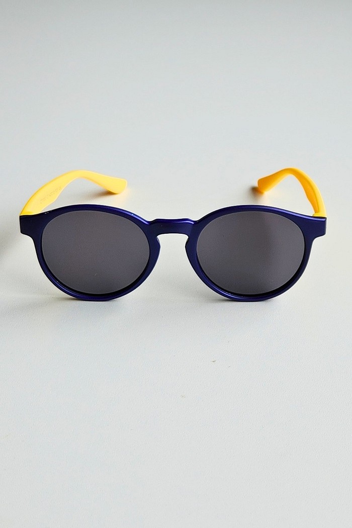 Óculos Infantil Bebê 0 a 6 anos Flexível com Proteção UV400 Roxo e Amarelo Ilha Bela