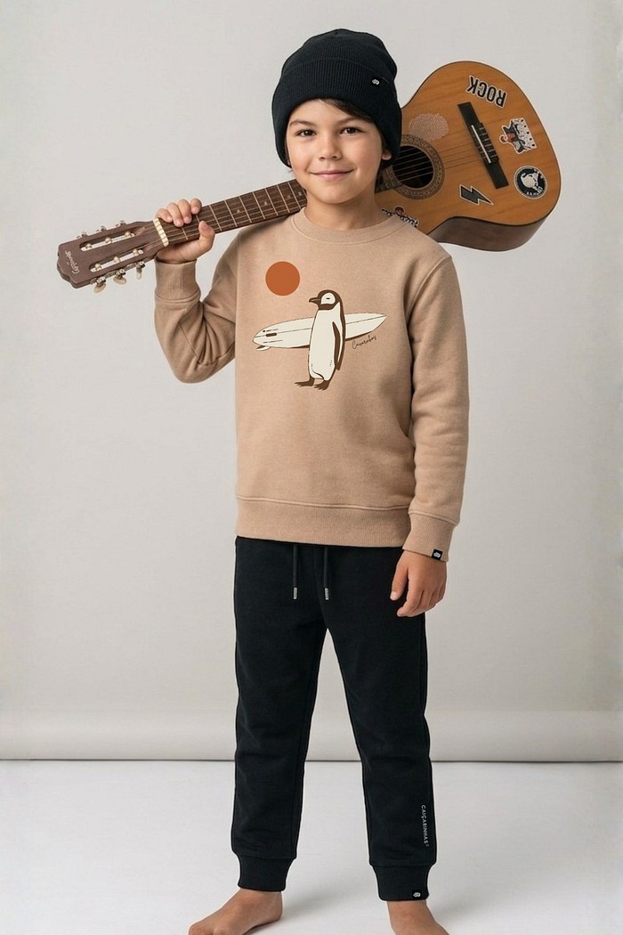 Kit Caiçara Soul Surf Touca + Blusão + Calça Jogger