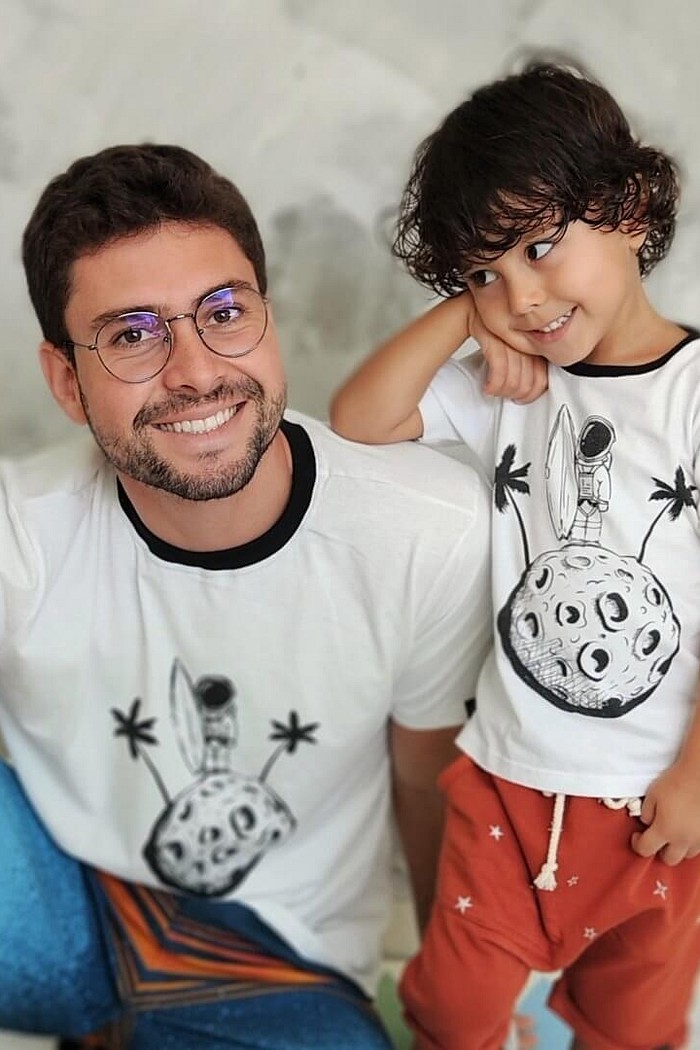 Camiseta Adulto Manga Curta Branco Astro
