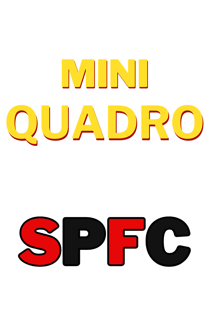 Mini quadro do SPFC