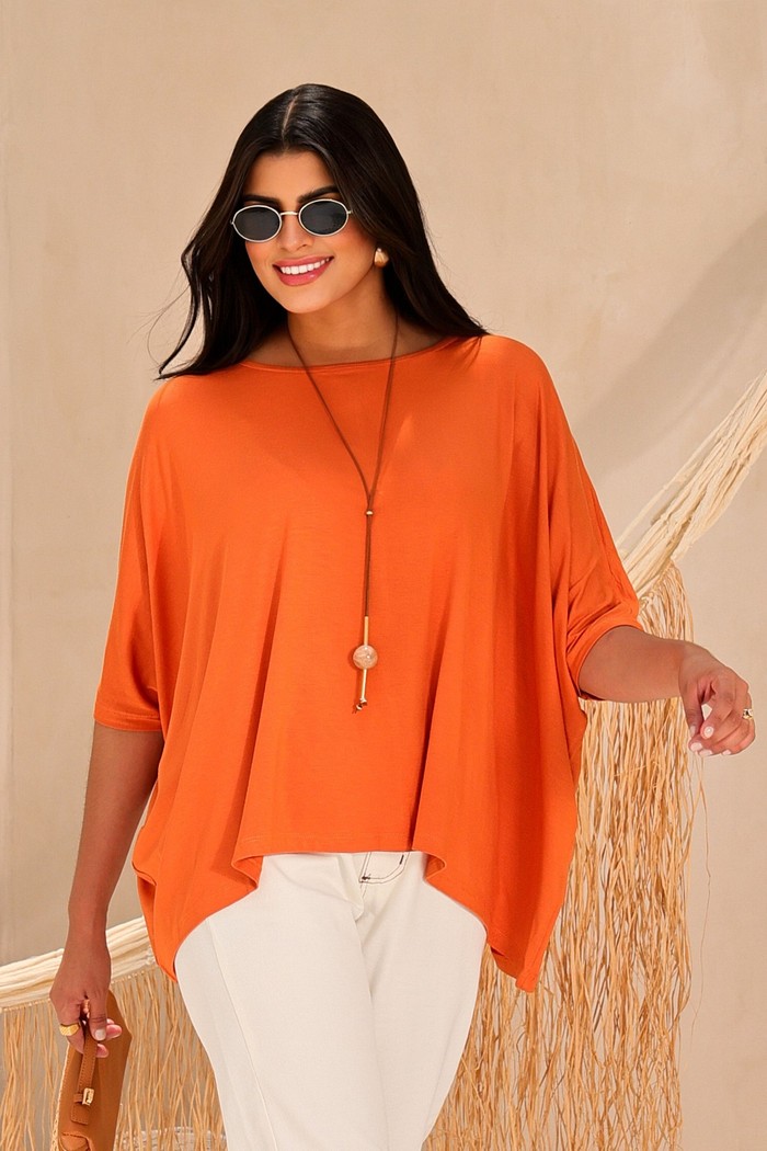 BLUSA MORCEGO - TELHA