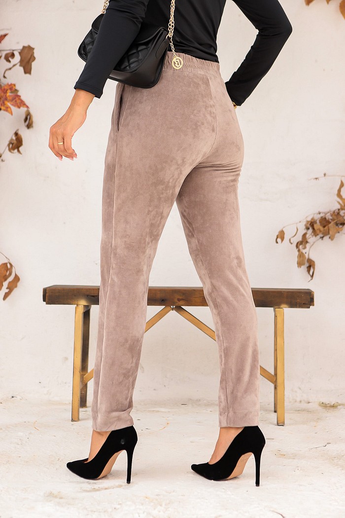 CALÇA VELUDO COTELÊ - CAMURÇA