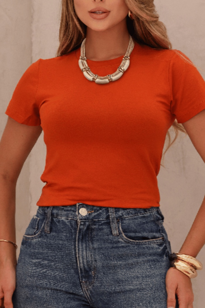 COLAR PEDRA COM DOURADO - BEGE