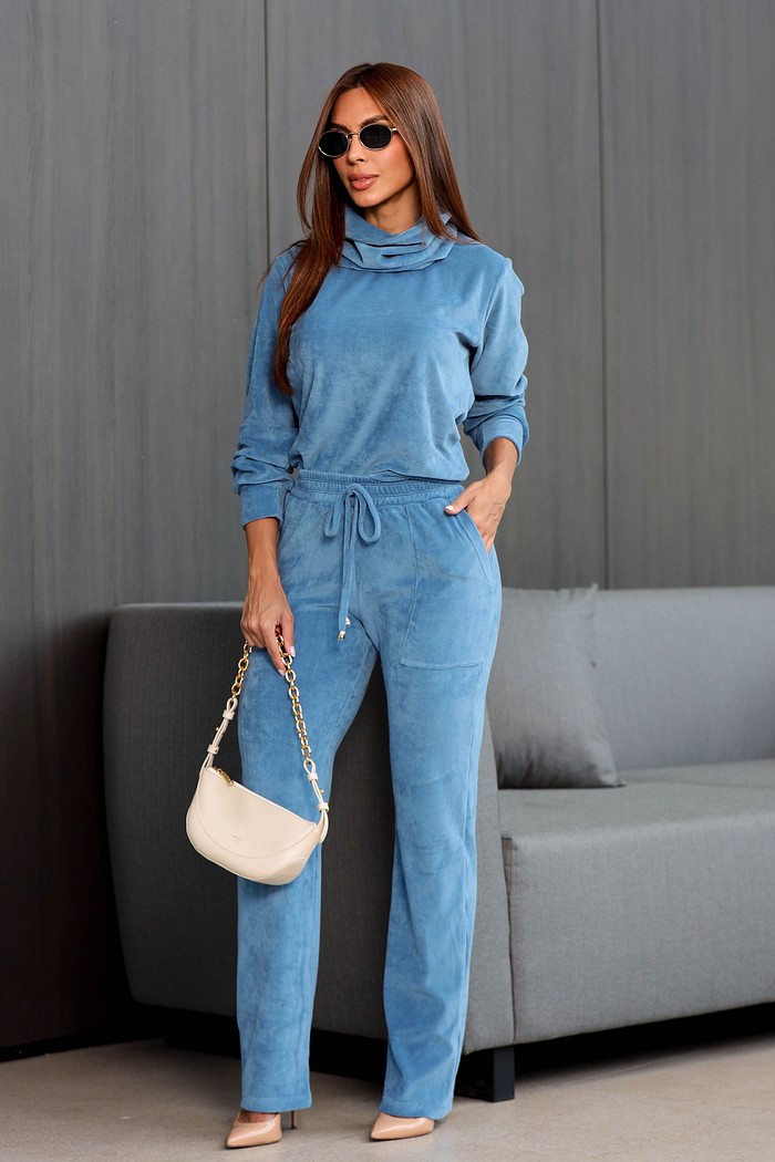 CONJUNTO PLUSH - AZUL JEANS