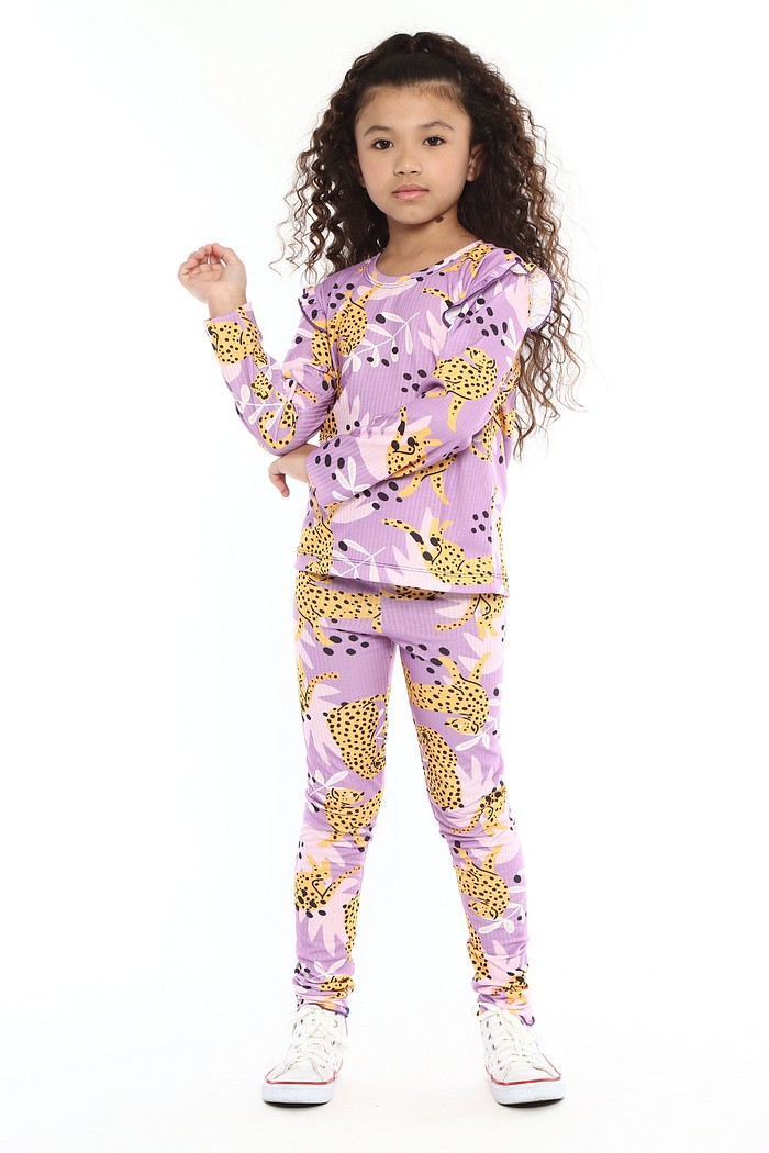 CONJUNTO CALÇA E BLUSA LONGA ONÇA