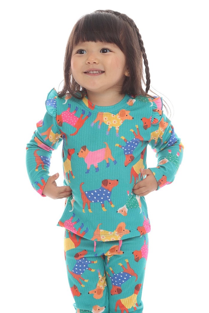 CONJUNTO CALÇA E BLUSA LONGA DOG