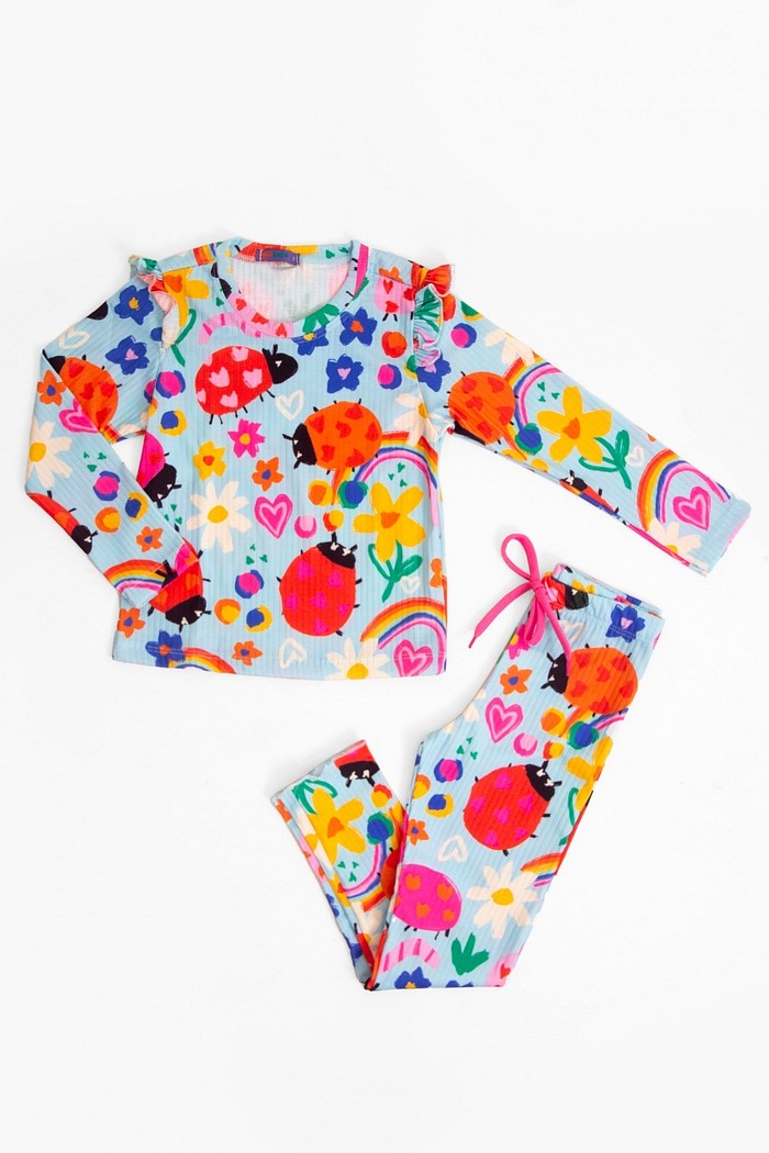 CONJUNTO CALÇA E BLUSA JOANINHA