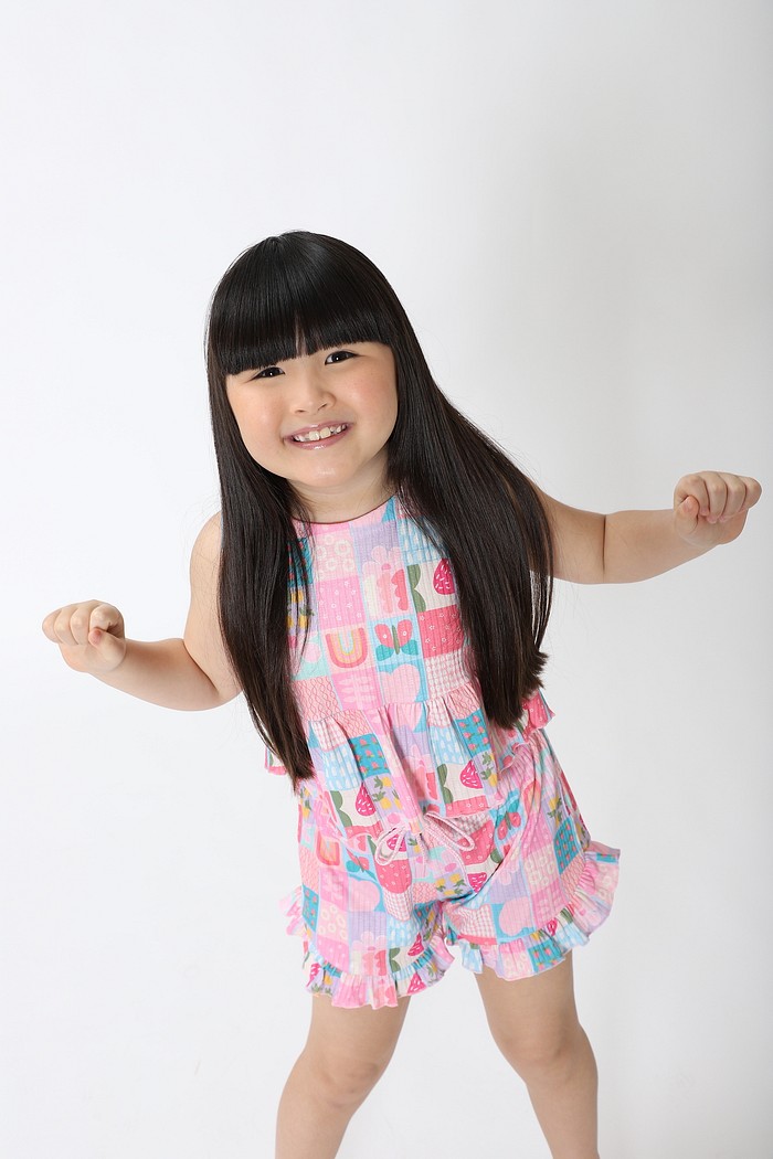 CONJUNTO MENINA BLUSA E SHORTS BLOOM