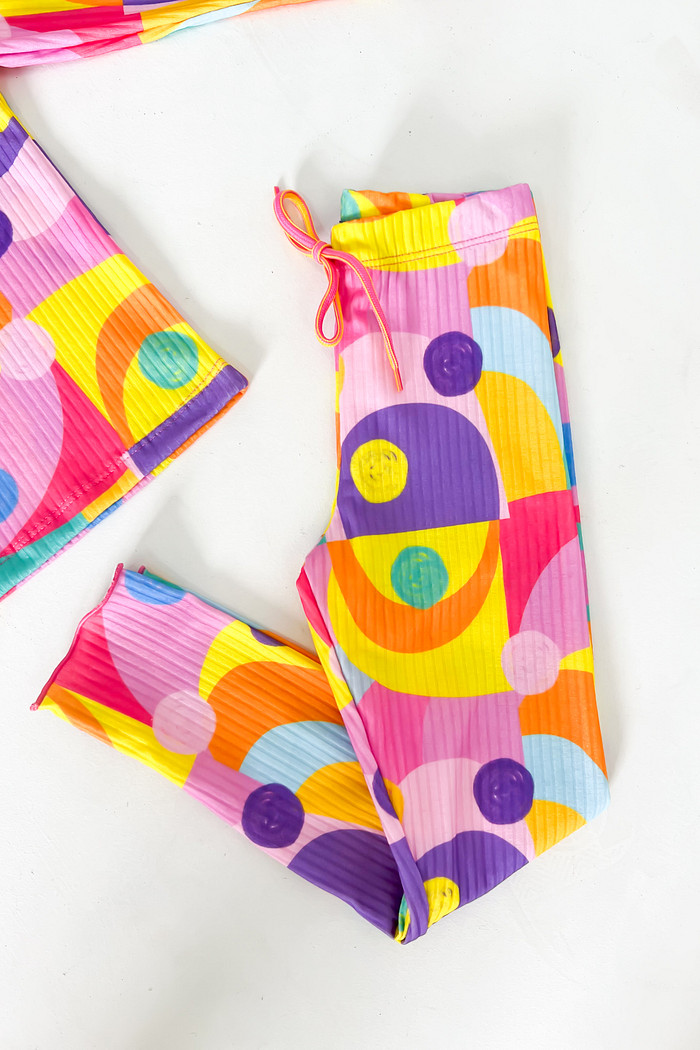 CONJUNTO CALÇA E BLUSA AQUARELA