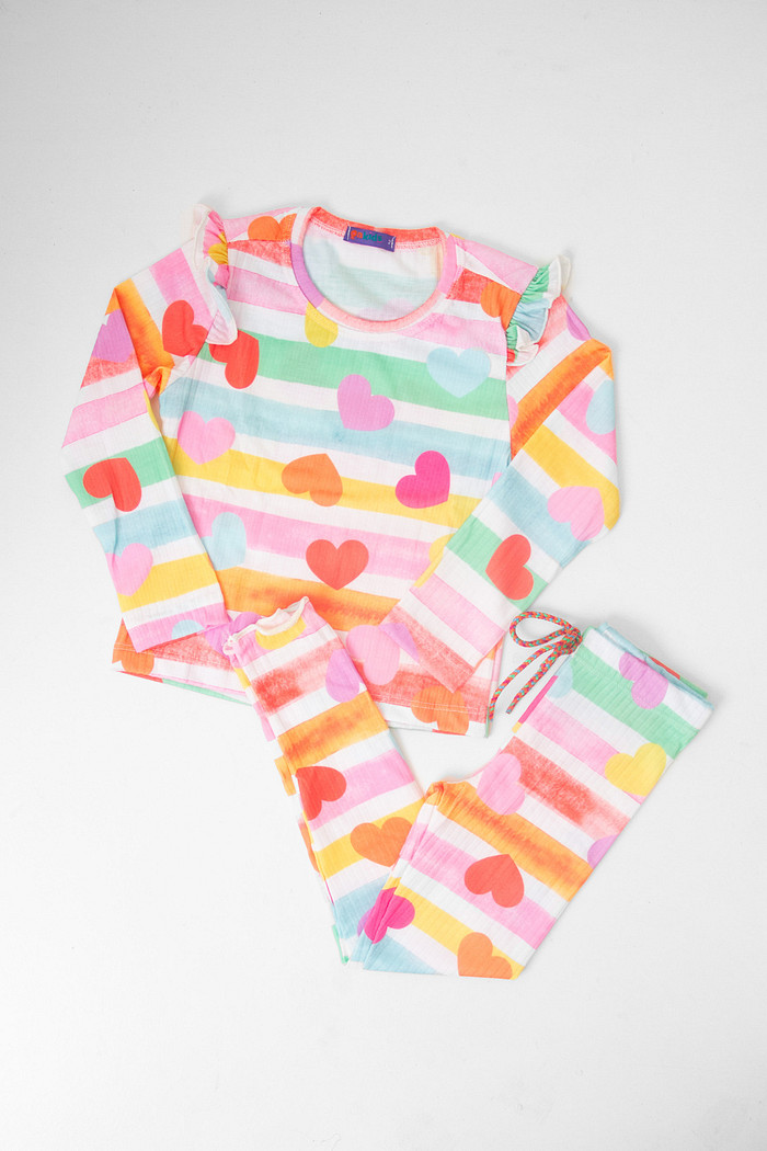 CONJUNTO CALÇA E BLUSA LONGA TUM TUM