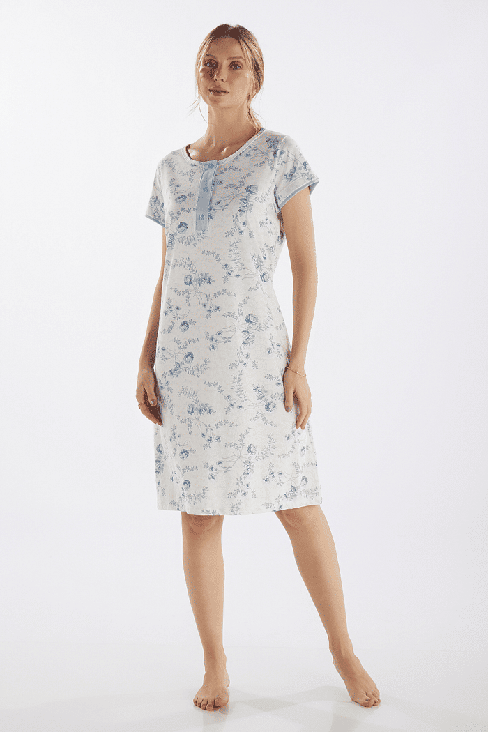 CAMISOLA MEIA MANGA COM PEITILHO EM MALHA ROTATIVA FEMININO 