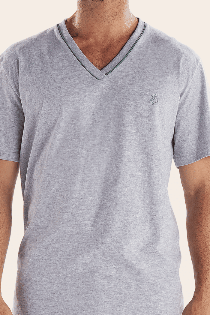 PIJAMA MEIA MANGA COM BERMUDA EM MEIA MALHA MASCULINO 