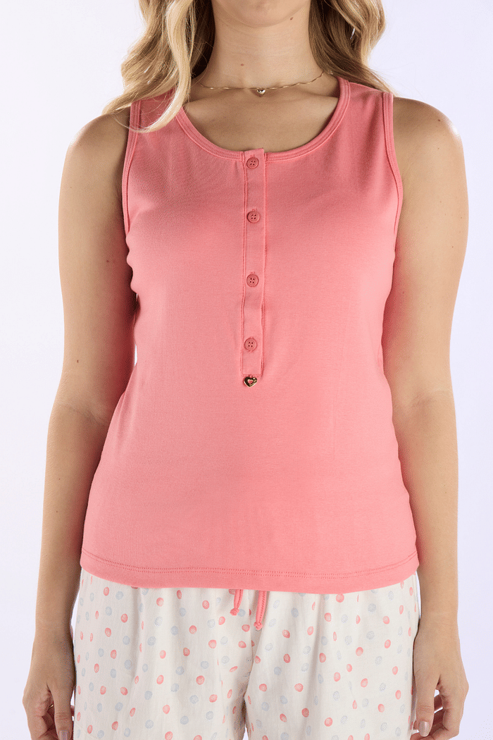 PIJAMA REGATA PEITILHO EM RIBANA 1X1 COM SHORTS EM MALHA ROTATIVA FEMININO 