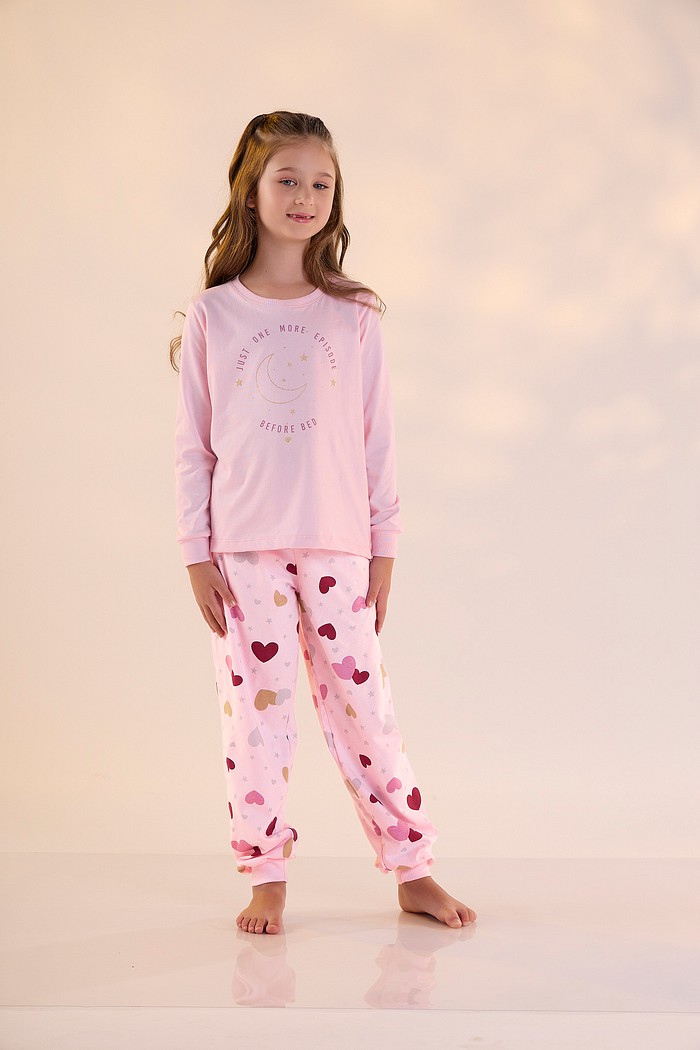 PIJAMA LONGO MALHA MENINA