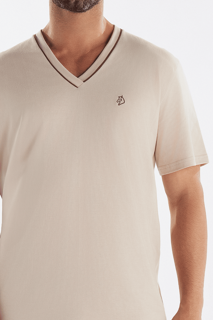 PIJAMA MASCULINO MEIA MANGA COM BERMUDA EM MEIA MALHA