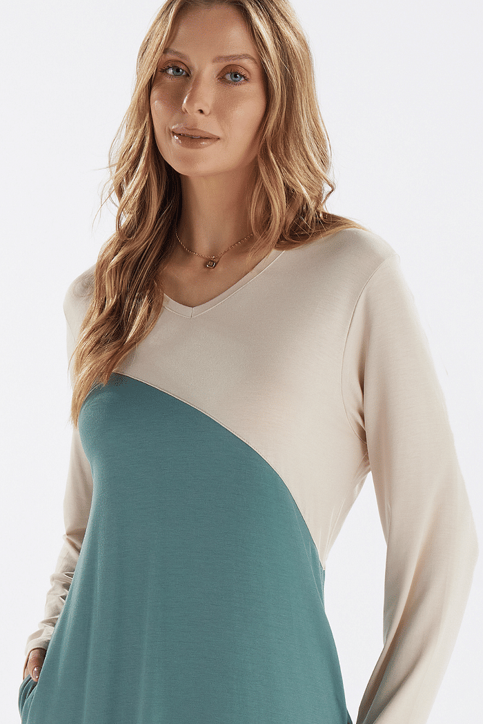 CAMISOLA MANGA LONGA EM VISCOLYCRA FEMININO 