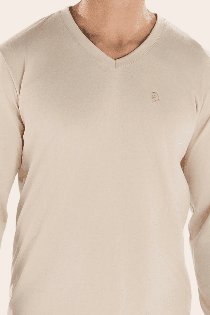 PIJAMA MANGA LONGA COM CALCA EM MEIA MALHA MASCULINO 