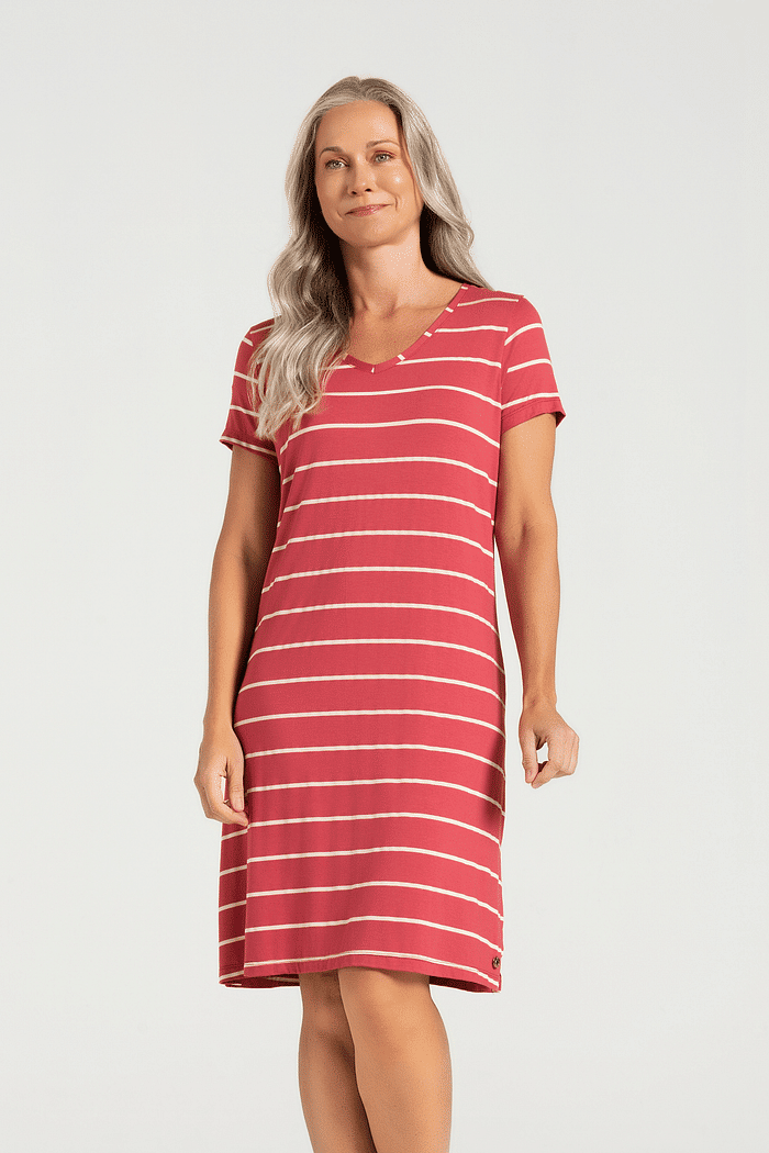 CAMISOLA MEIA MANGA EM MALHA STRIPE GOLDEN FEMININO 