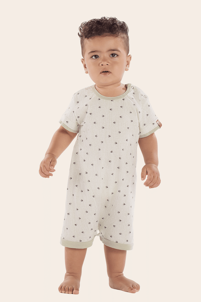 MACAQUINHO MEIA MANGA EM MALHA ROTATIVA MASCULINO 