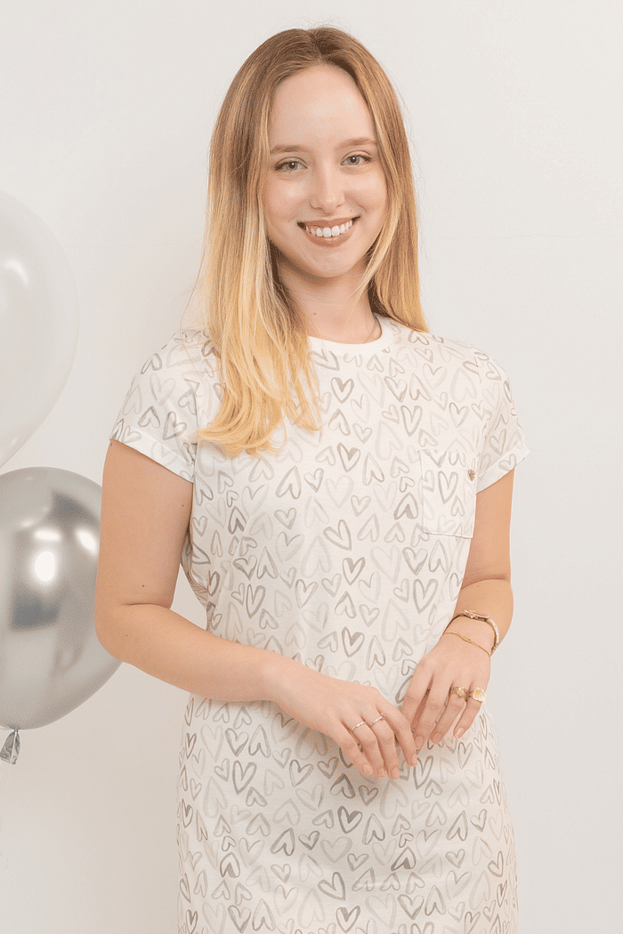 SLEEP T-SHIRT EM MEIA MALHA ROTATIVA FEMININO 