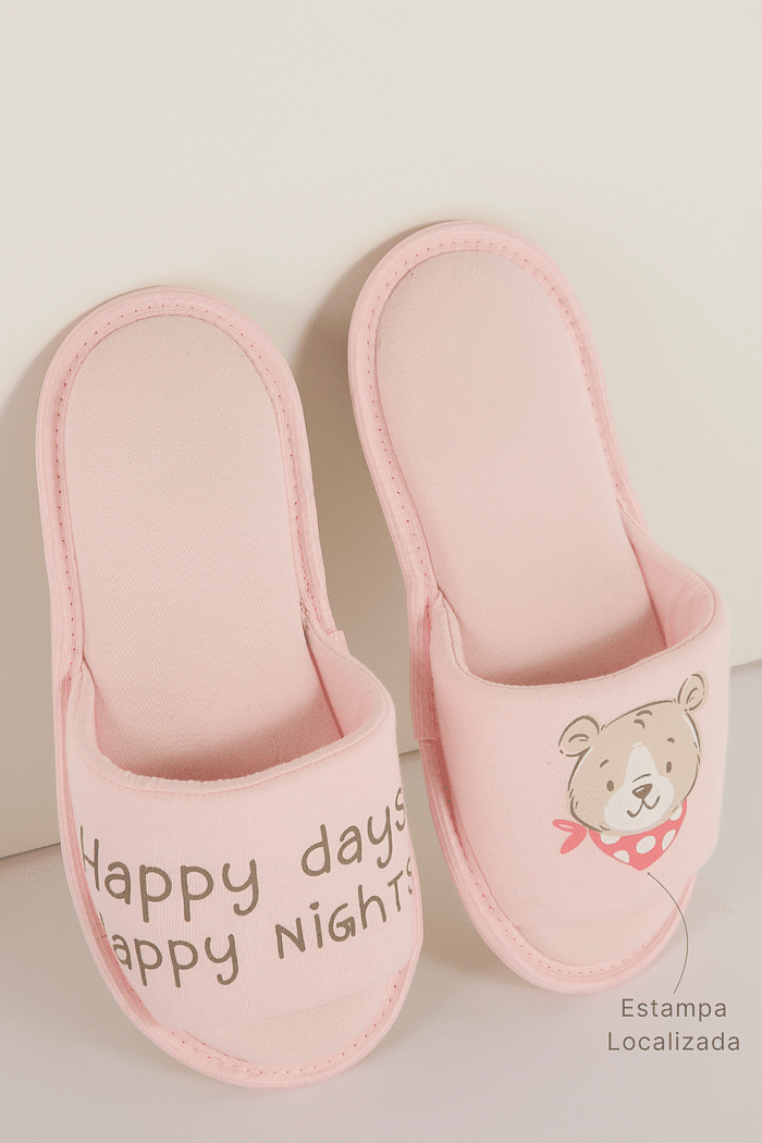 CHINELO FEMININO EM MEIA MALHA 