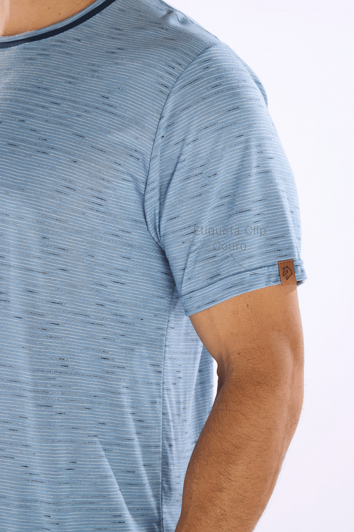 PIJAMA MEIA MANGA EM MALHA JET COM BERMUDA EM MEIA MALHA MASCULINO
