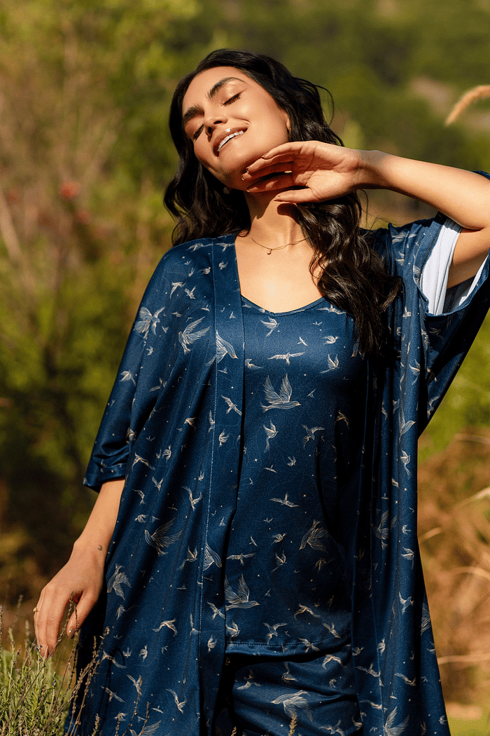 PIJAMA ALCAS COM SHORTS EM MALHA SOFT TOUCH FEMININO 