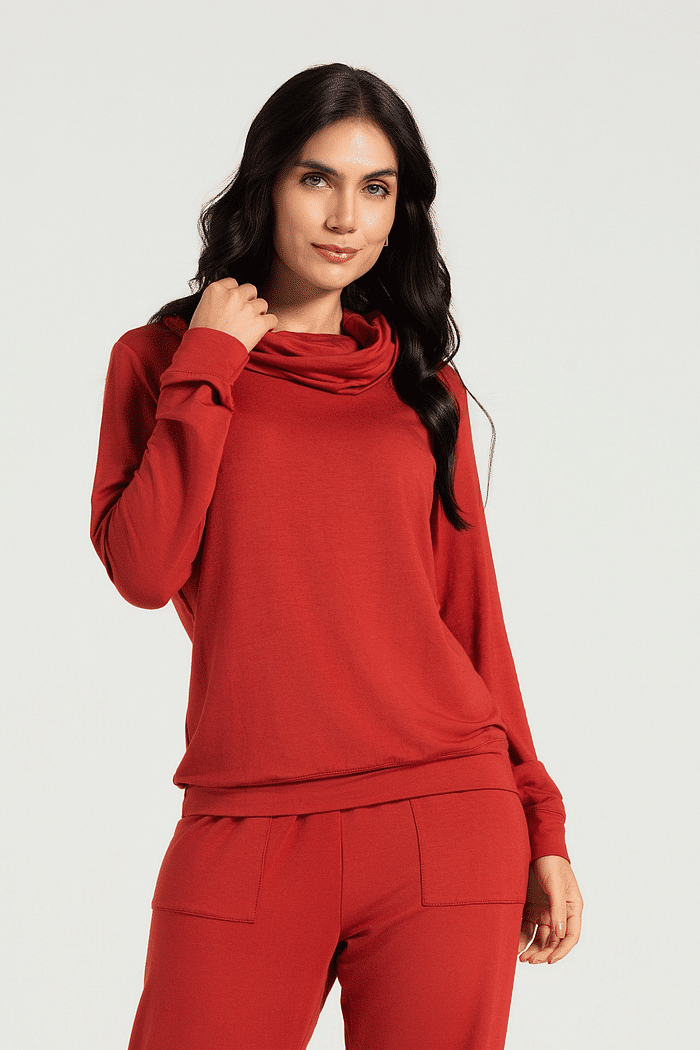 CONJUNTO MANGA LONGA COM CALCA EM VISCODAY FEMININO