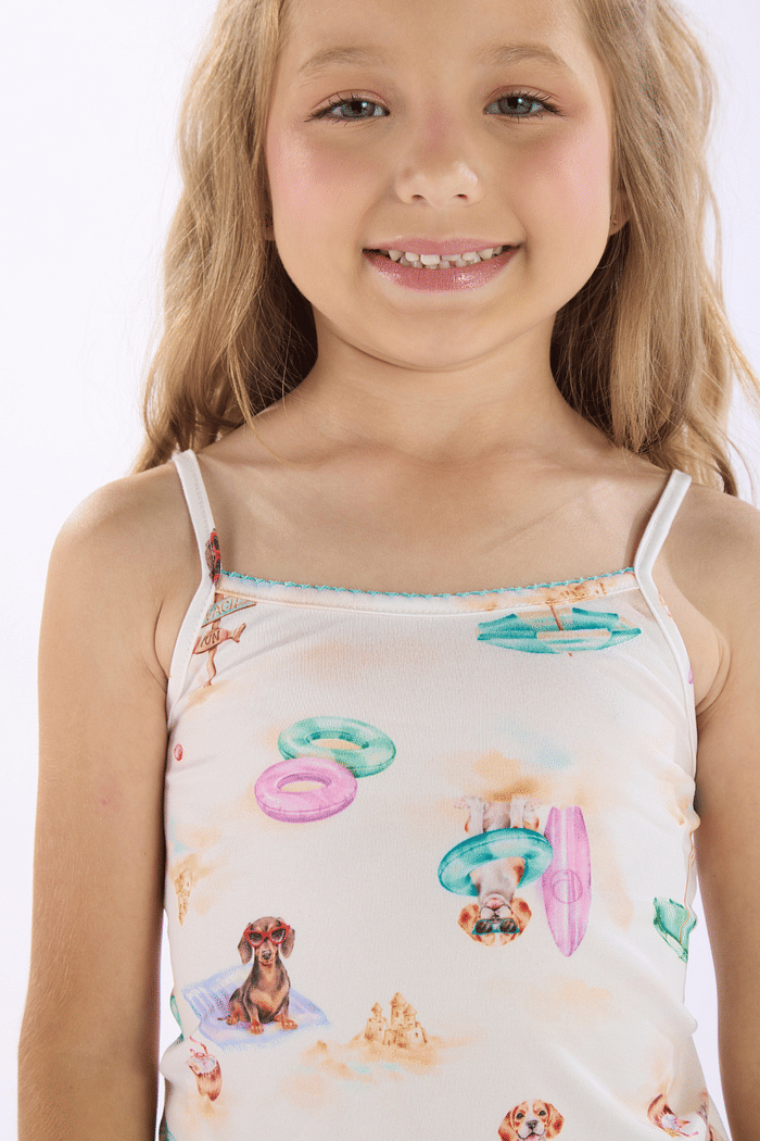 PIJAMA ALCAS COM SHORTS EM MALHA SUBLIMADA FEMININO 