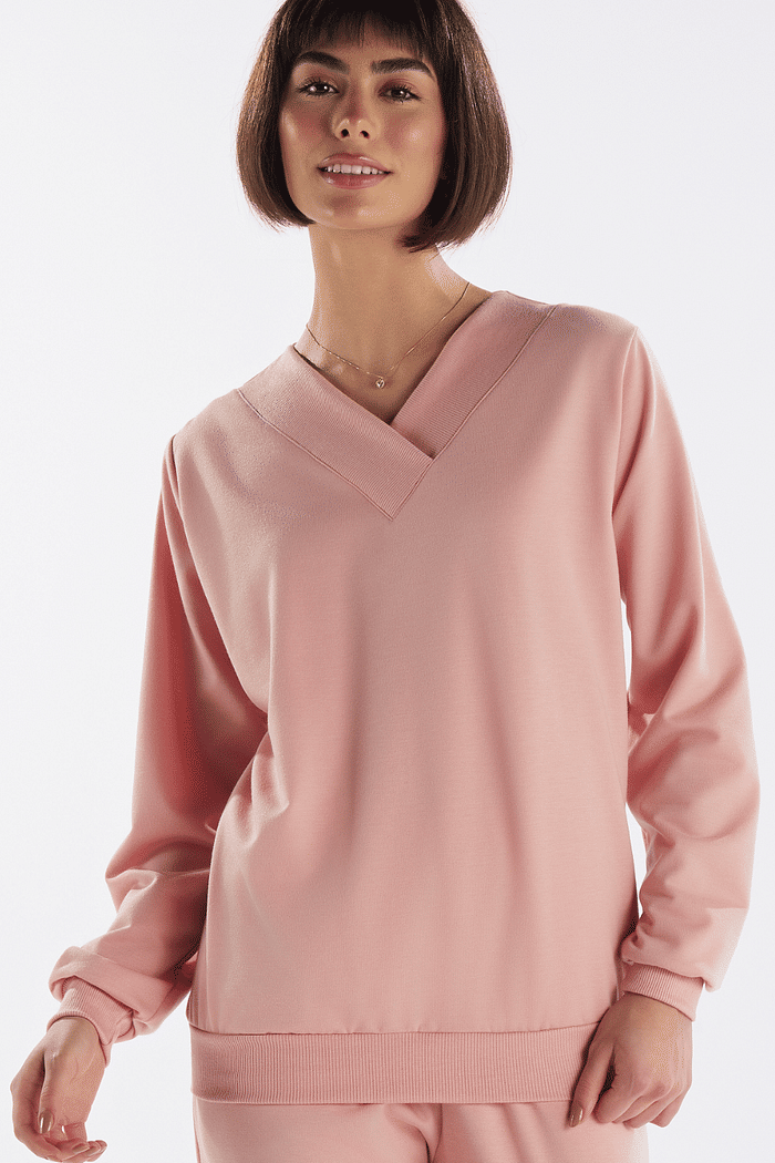 PIJAMA MANGA LONGA COM CALCA EM MOLETINHO FEMININO