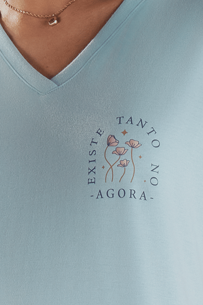 PIJAMA MEIA MANGA EM MEIA MALHA COM BERMUDA EM MALHA ROTATIVA FEMININO