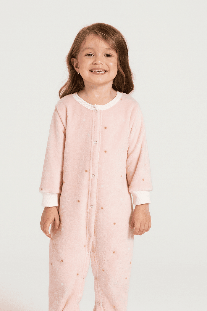 MACAQUINHO MANGA LONGA EM FLEECE ROTATIVO INFANTIL 