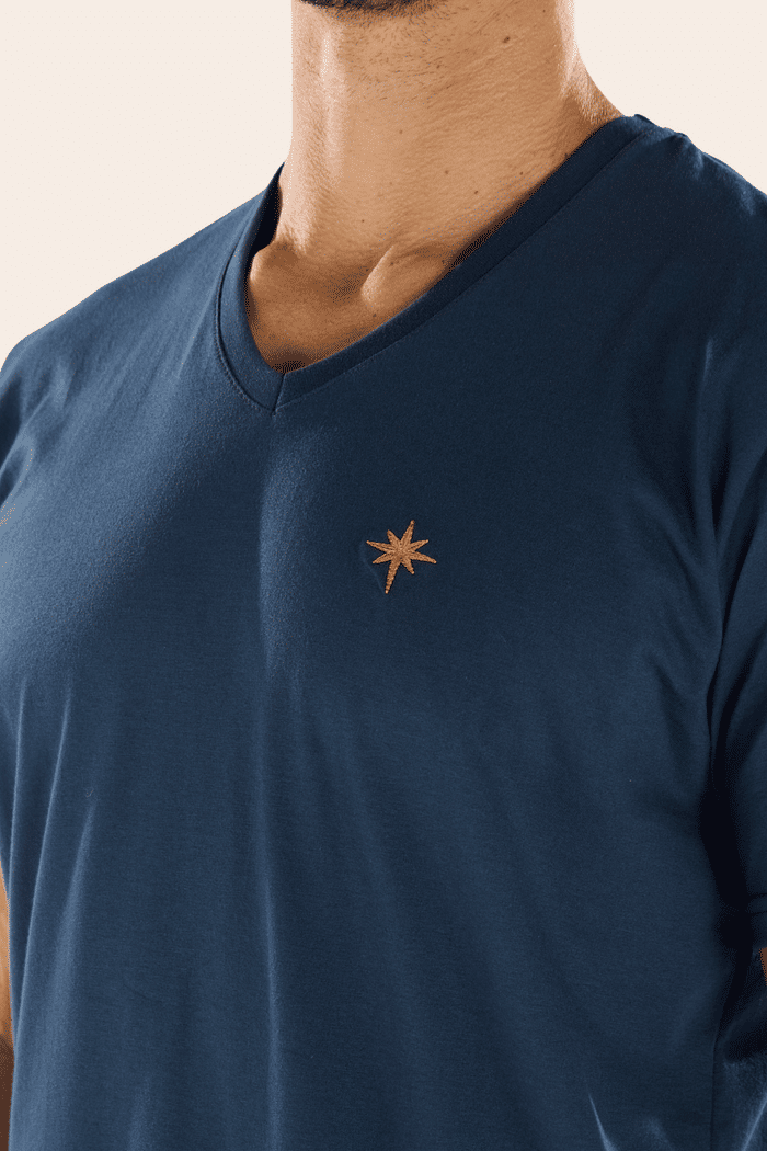 PIJAMA MEIA MANGA EM MEIA MALHA COM BERMUDA EM TECIDO TINKER MASCULINO 