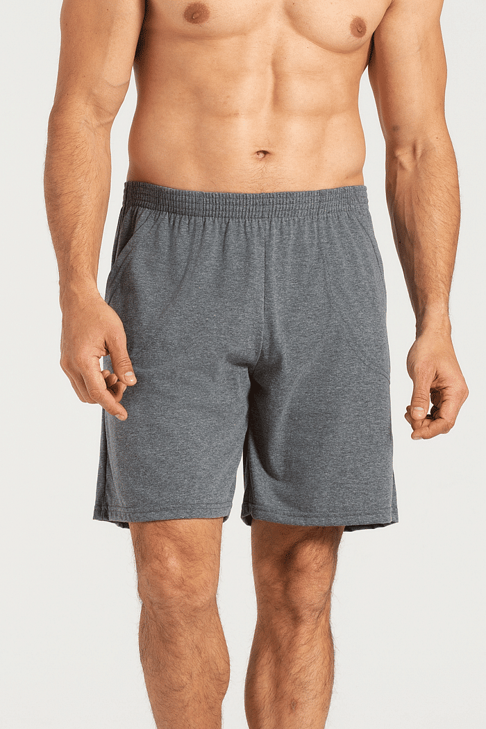 BERMUDA MASCULINA COM BOLSOS EM MEIA MALHA 