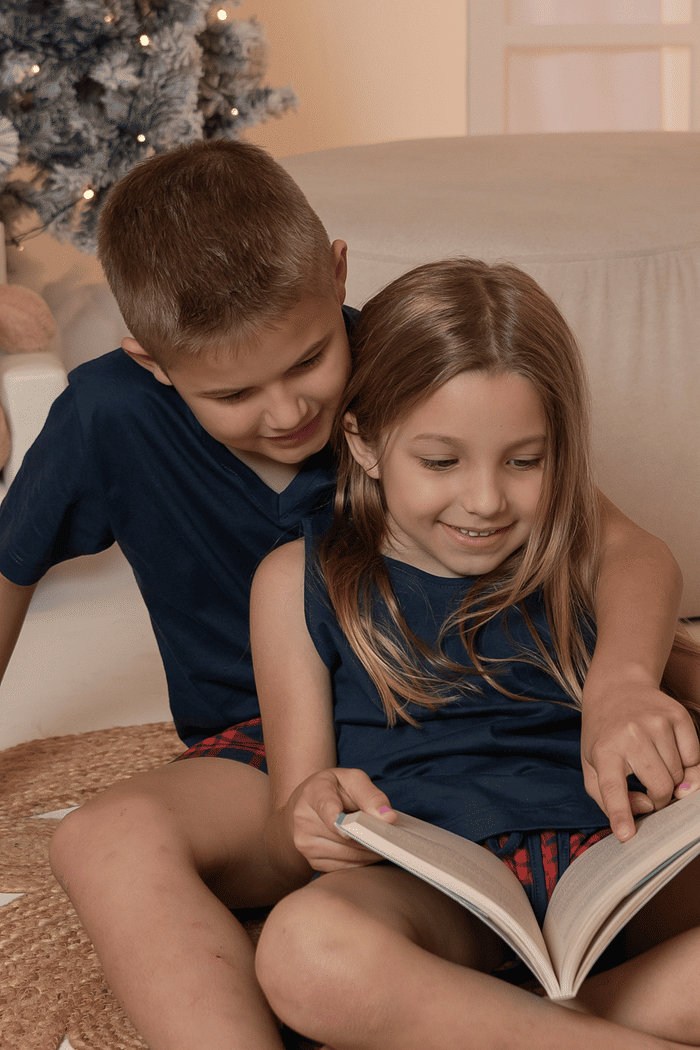 PIJAMA MEIA MANGA EM MEIA MALHA COM BERMUDA EM TECIDO TINKER MASCULINO