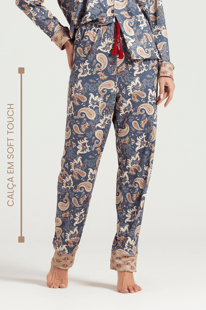 CALCA EM MALHA SOFT TOUCH FEMININO