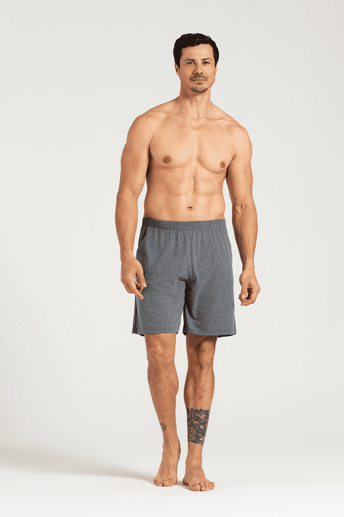 BERMUDA MASCULINA COM BOLSOS EM MEIA MALHA 