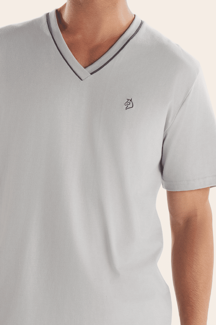 PIJAMA MEIA MANGA COM CALCA EM MEIA MALHA MASCULINO 