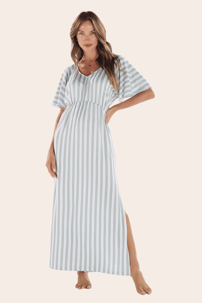 KAFTAN EM MALHA SUBLIMADA FEMININO 