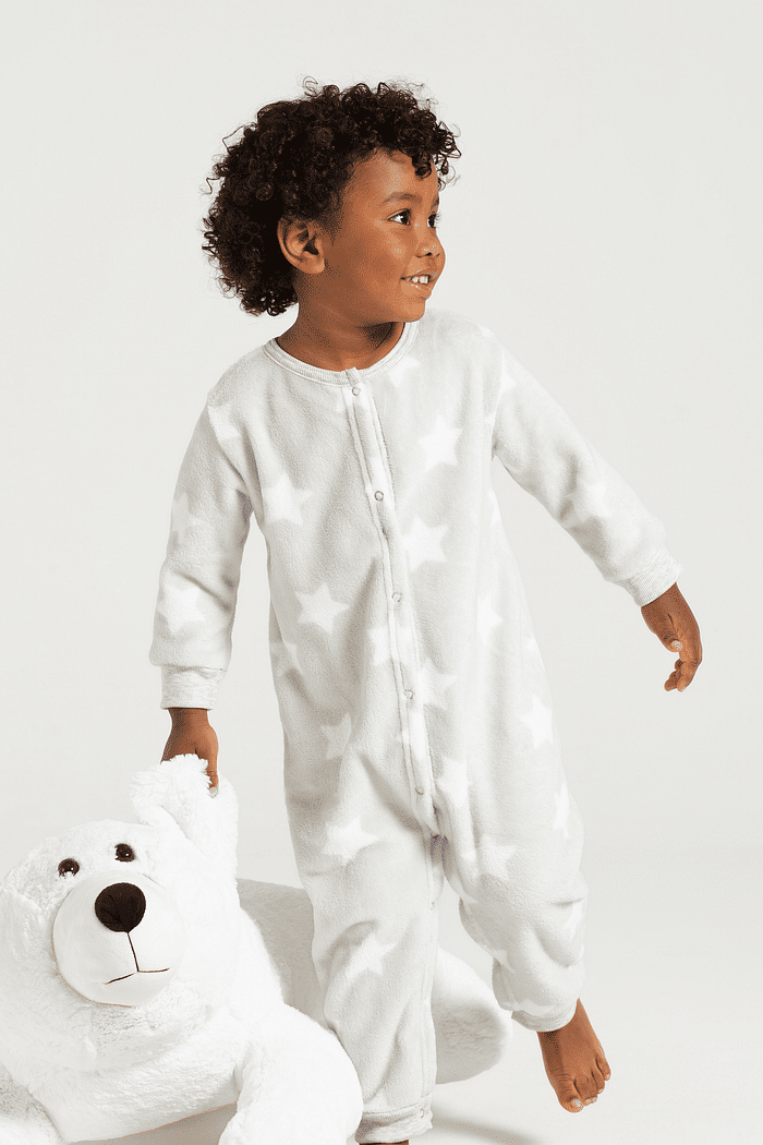 MACAQUINHO MANGA LONGA EM FLEECE ROTATIVO INFANTIL 