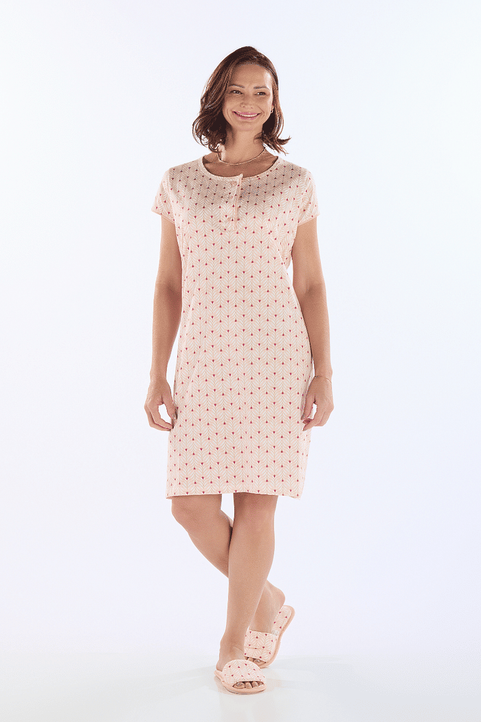 CAMISOLA MEIA MANGA COM PEITILHO EM MALHA ROTATIVA FEMININO