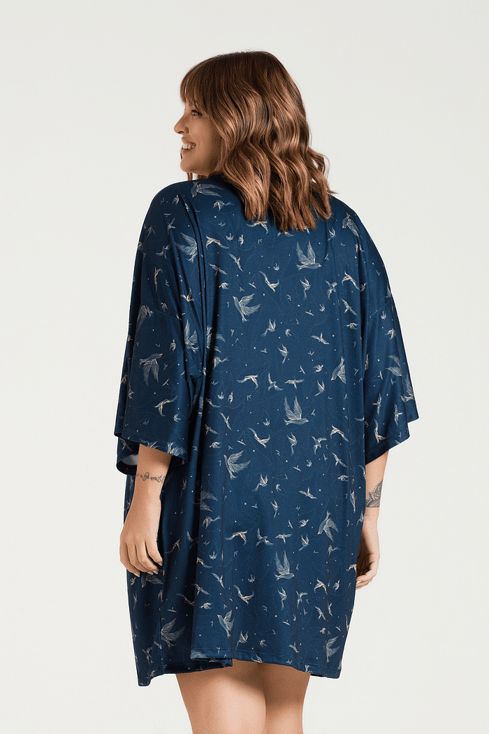 KIMONO EM MALHA SOFT TOUCH FEMININO