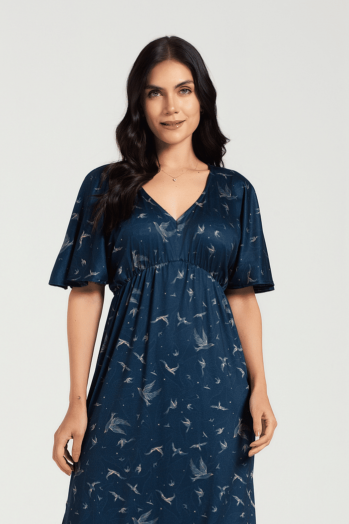 KAFTAN EM MALHA SOFT TOUCH FEMININO 