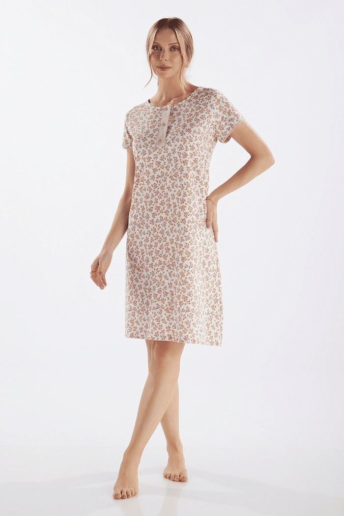 CAMISOLA MEIA MANGA COM PEITILHO EM MALHA ROTATIVA FEMININO 