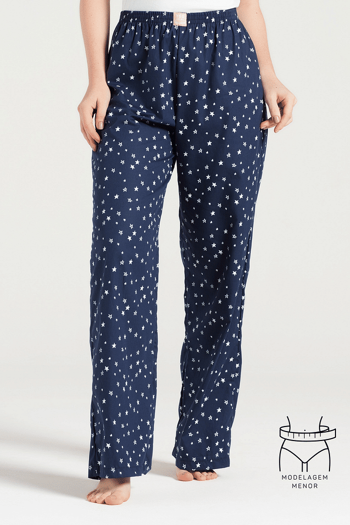 CALCA PANTALONA EM TRICOLINE BELLAGIO FEMININA 